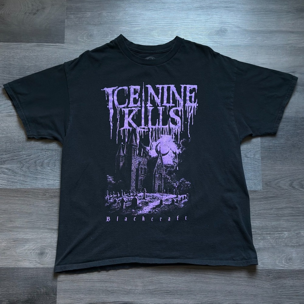 Blackcraft Cult Ice Nine Kills Band T-shirt Mens XL Heavy Metal Goth Grunge